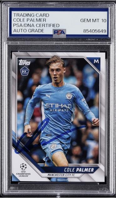 Cole Palmer RC Auto — Topps Chrome 2022-23